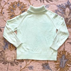 Karen Scott light green turtleneck sweater